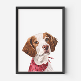 Custom one pet portrait