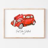 Car Painting From Photo, Car Paintings, Car Drawing from Photo, Custom Watercolor Portrait,Personalized Gift for Boyfriend, Gift for Him