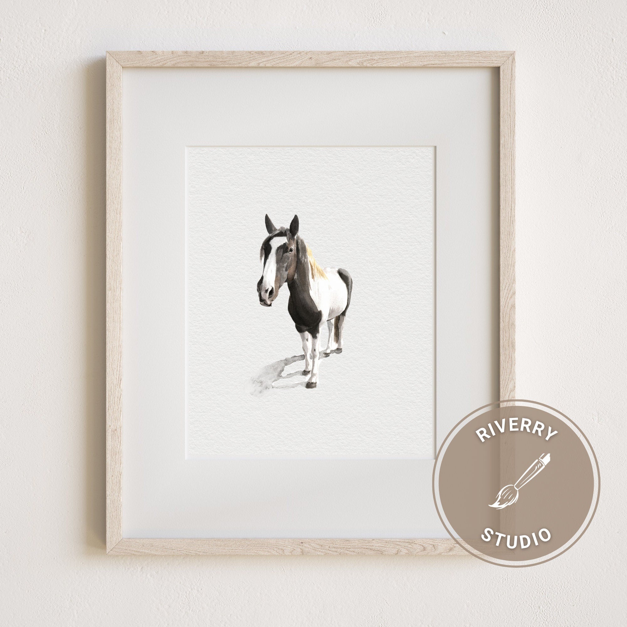 Mini Custom Watercolor Horse Portrait, Horse Portraits from Photos,Horse Portraits From Photos, Horse Painting, Custom Tiny Paintings,