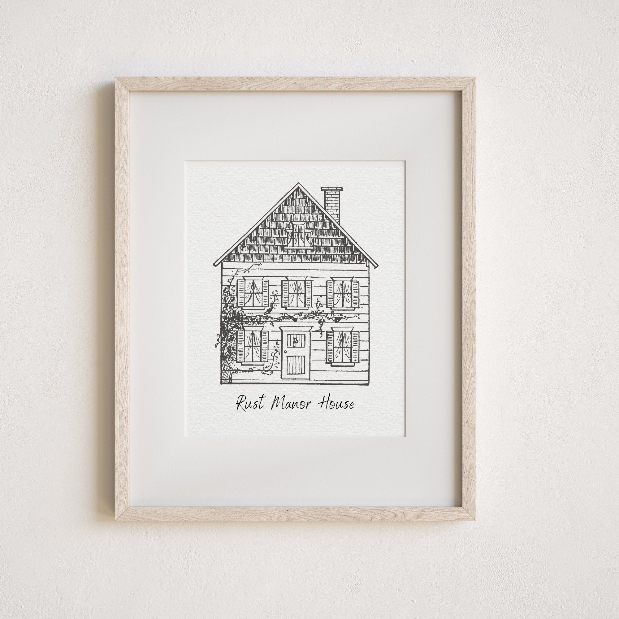 Custom House Sketch Print,House Drawing From Photo,Housewarming gift, Realtor Closing Gift,First Home Gift, House Portrait,Sketch from Photo