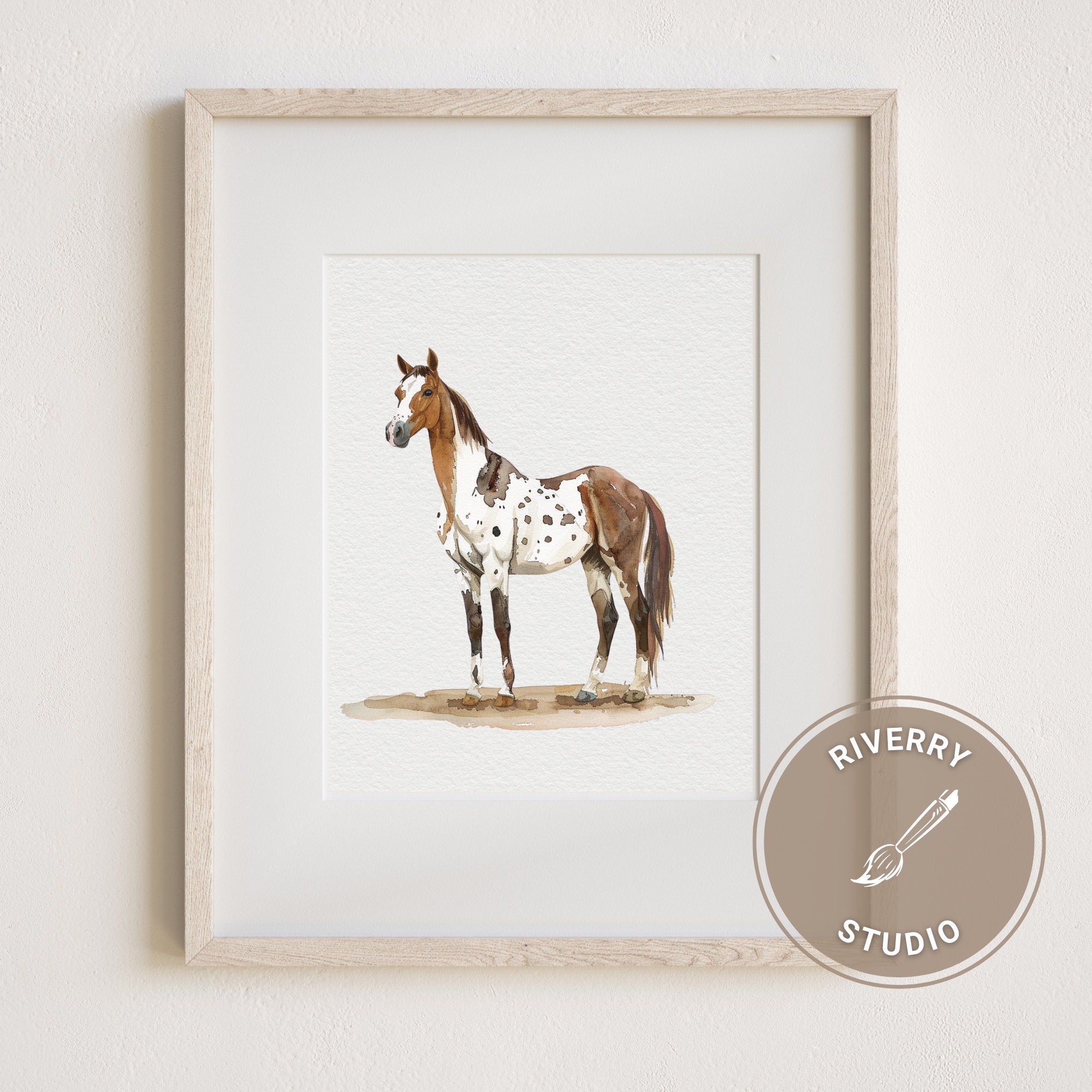 Mini Custom Watercolor Horse Portrait, Horse Portraits from Photos,Horse Portraits From Photos, Horse Painting, Custom Tiny Paintings,