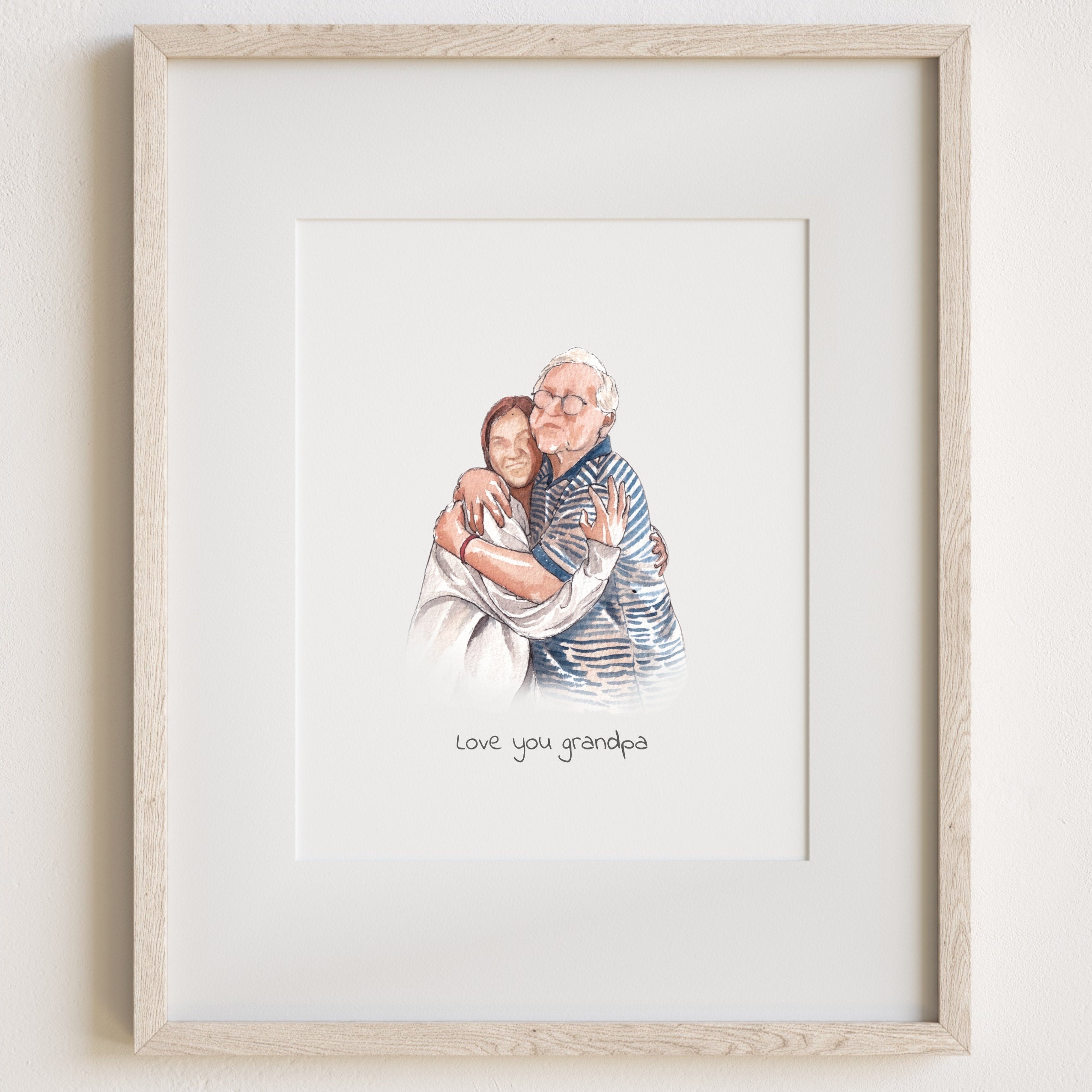 PARENTS Custom Watercolour store Portrait